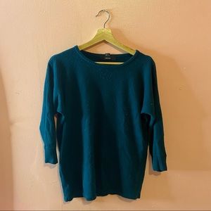 Forever 21 turquoise sweater